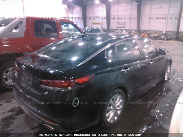 5XXGT4L34JG204030 - 2018 KIA OPTIMA LX/S BLACK photo 4