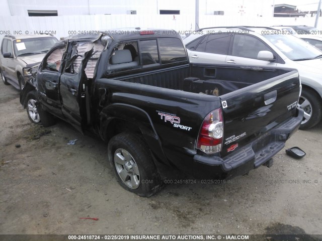 3TMJU62N69M089698 - 2009 TOYOTA TACOMA DOUBLE CAB PRERUNNER BLACK photo 3