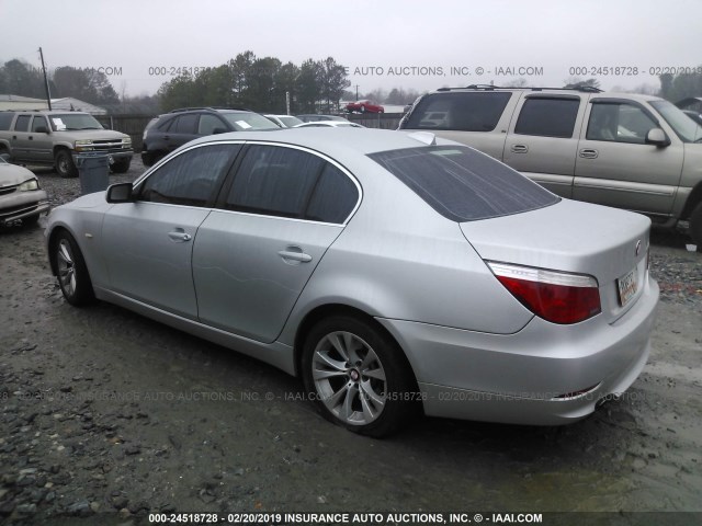 WBANW13579CZ85486 - 2009 BMW 535 I SILVER photo 3