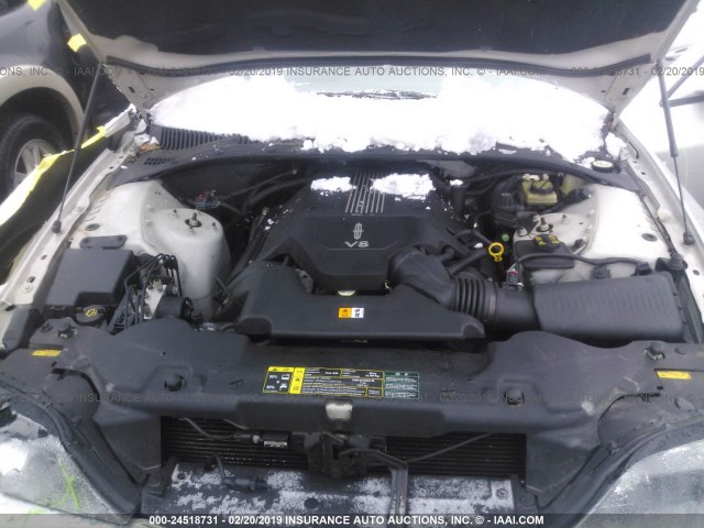 1LNHM87A13Y691691 - 2003 LINCOLN LS ვერცხლისფერი ფოტო 10