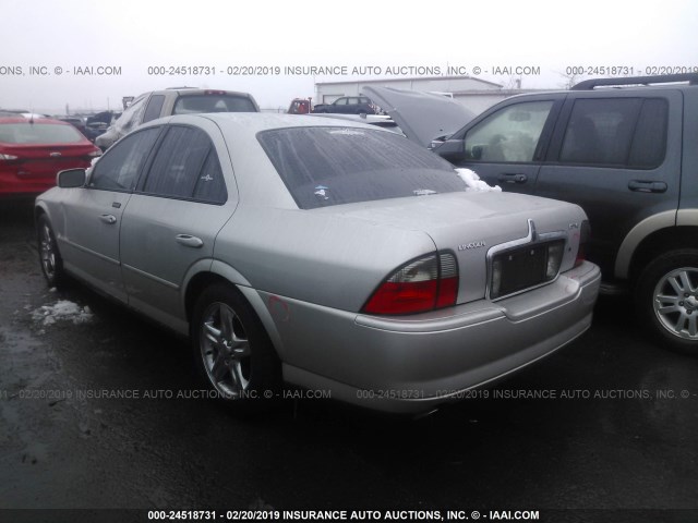 1LNHM87A13Y691691 - 2003 LINCOLN LS ვერცხლისფერი ფოტო 3