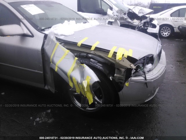 1LNHM87A13Y691691 - 2003 LINCOLN LS ვერცხლისფერი ფოტო 6