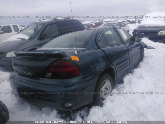 1G2NE52F02C224140 - 2002 PONTIAC GRAND AM SE BLUE photo 4