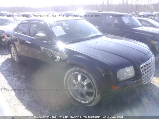 2C3KA43R17H719646 - 2007 CHRYSLER 300 BLACK photo 1