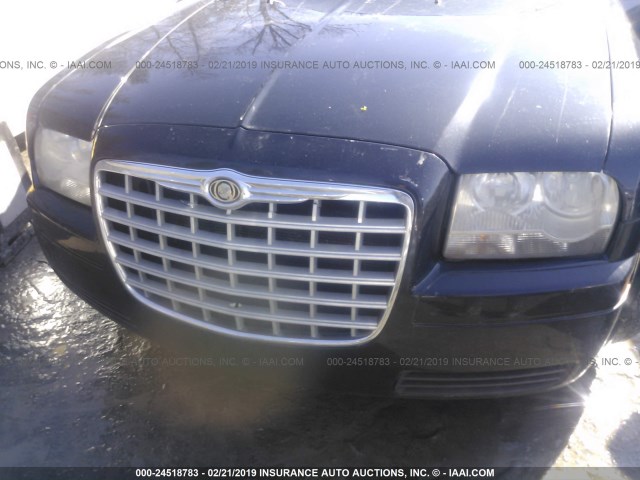 2C3KA43R17H719646 - 2007 CHRYSLER 300 BLACK photo 6