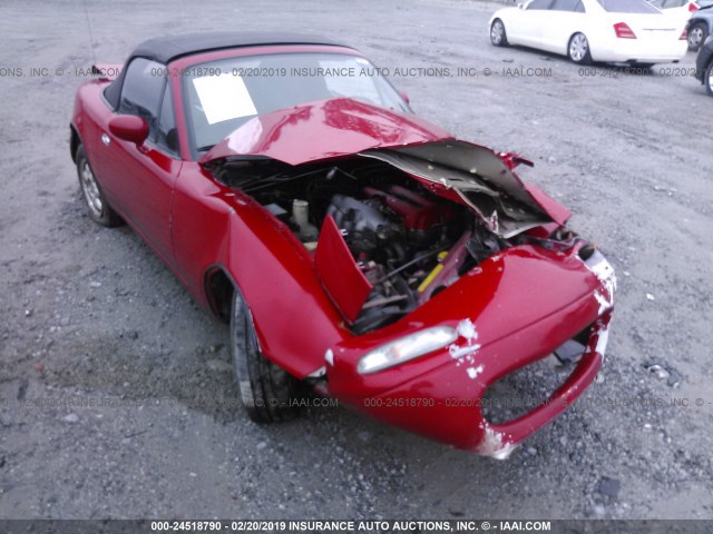 JM1NA3510L0132816 - 1990 MAZDA MX-5 MIATA RED photo 1