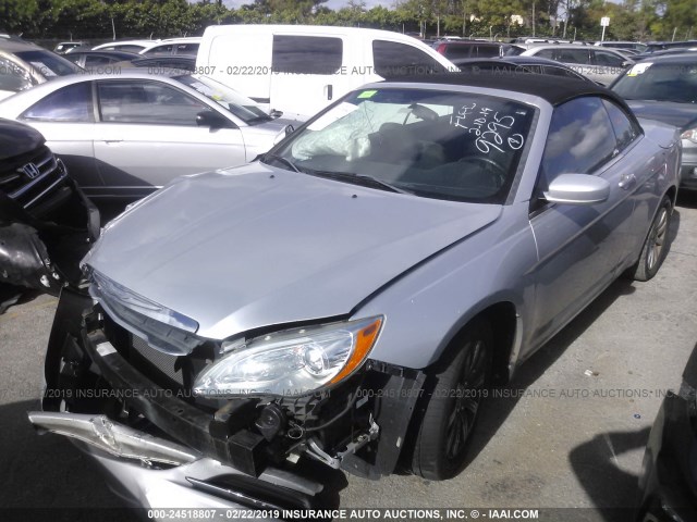 1C3BCBEB0CN119295 - 2012 CHRYSLER 200 TOURING SILVER photo 2