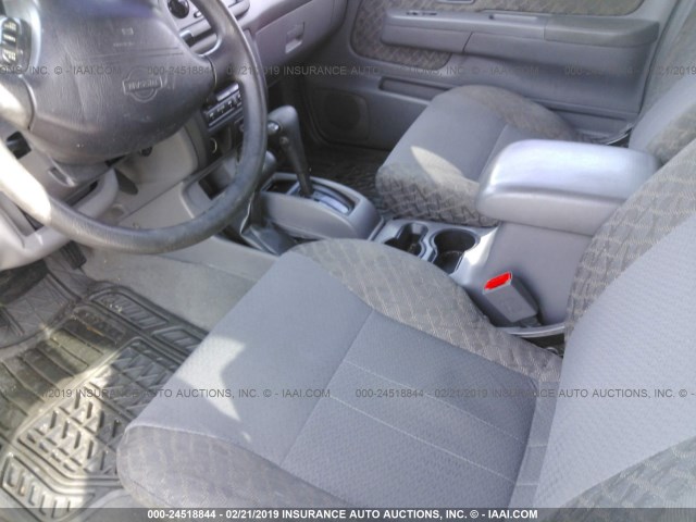 5N1ED28Y3YC561671 - 2000 NISSAN XTERRA XE/SE SILVER photo 5