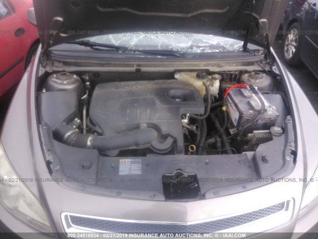 1G1ZC5EU5BF289344 - 2011 CHEVROLET MALIBU 1LT 棕色 照片 10