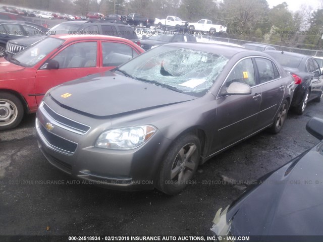 1G1ZC5EU5BF289344 - 2011 CHEVROLET MALIBU 1LT 棕色 照片 2