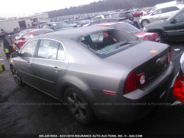 1G1ZC5EU5BF289344 - 2011 CHEVROLET MALIBU 1LT 棕色 照片 3