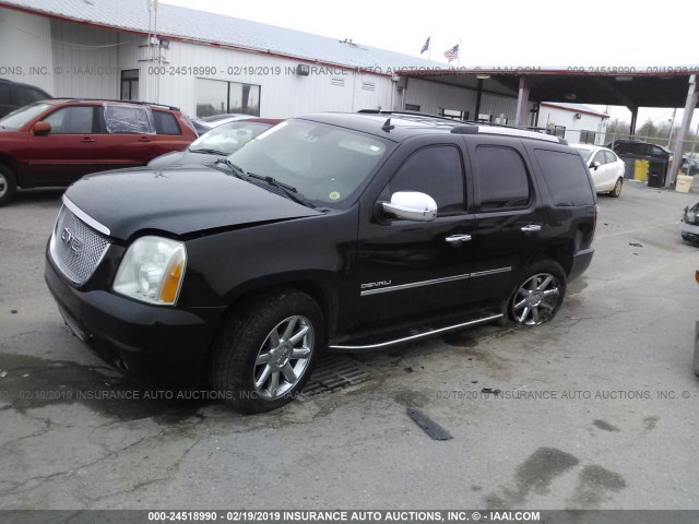 1GKS1EEF5BR337685 - 2011 GMC YUKON DENALI BLACK photo 2