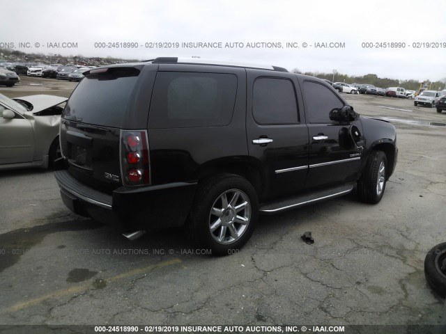 1GKS1EEF5BR337685 - 2011 GMC YUKON DENALI BLACK photo 4