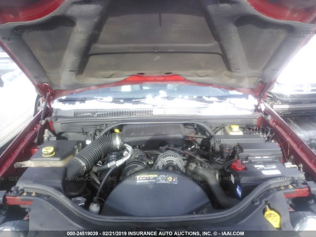 1J4GR48K36C331125 - 2006 JEEP GRAND CHEROKEE LAREDO/COLUMBIA/FREEDOM 红色 照片 10