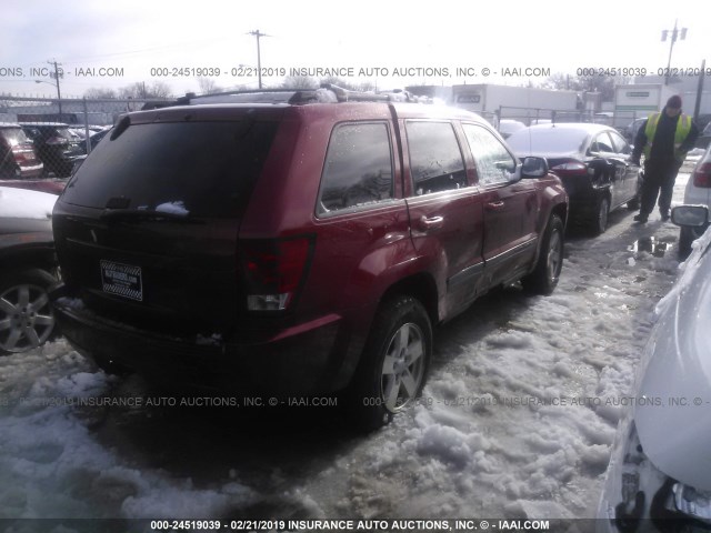 1J4GR48K36C331125 - 2006 JEEP GRAND CHEROKEE LAREDO/COLUMBIA/FREEDOM 红色 照片 4