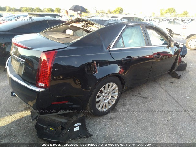 1G6DE5E53C0130897 - 2012 CADILLAC CTS LUXURY COLLECTION BLACK photo 4