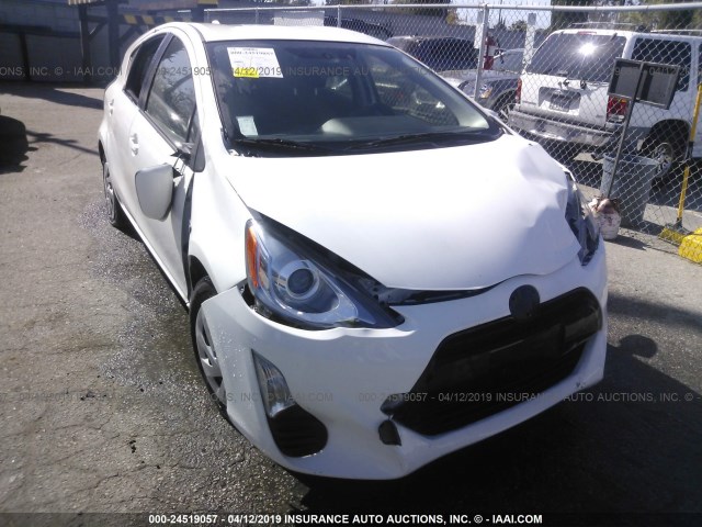 JTDKDTB34G1115744 - 2016 TOYOTA PRIUS C WHITE photo 6