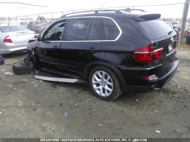 5UXZV4C54D0B17305 - 2013 BMW X5 XDRIVE35I BLACK photo 3