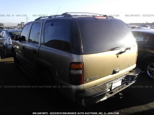 1GNEK13T51J180252 - 2001 CHEVROLET TAHOE K1500 BROWN photo 3