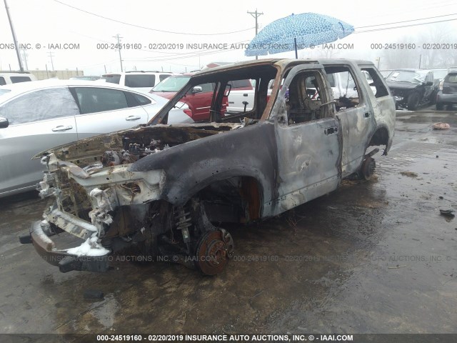 1FMEU63E56UB72607 - 2006 FORD EXPLORER XLT BROWN photo 2