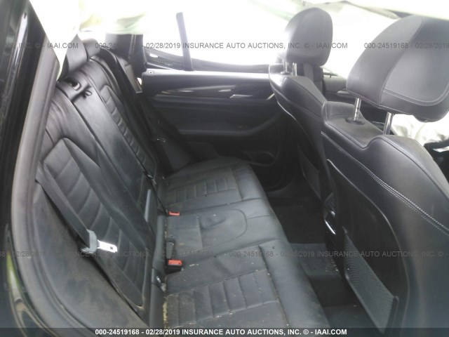 5UXTR9C59JLD58052 - 2018 BMW X3 XDRIVEM40I BLACK photo 8