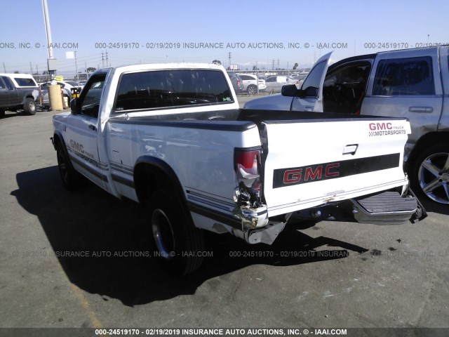 1GTCS14Z9L8502131 - 1990 GMC S TRUCK S15 WHITE photo 3