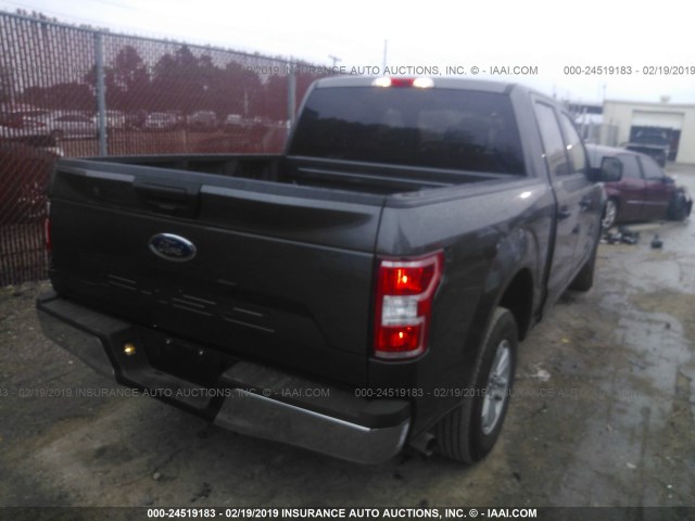 1FTEW1C54KKC38121 - 2019 FORD F150 Heritage XLT GRAY photo 4