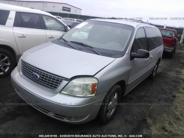 2FMDA52205BA60484 - 2005 FORD FREESTAR SEL SILVER photo 2