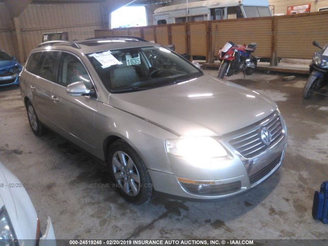 WVWTK73C67E040702 - 2007 VOLKSWAGEN PASSAT 2.0T WAGON LUXURY BEIGE photo 1