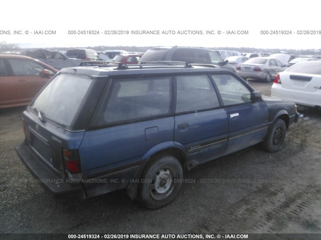 JF2AN55BXJG434045 - 1988 SUBARU GL-10 Dark Blue photo 4