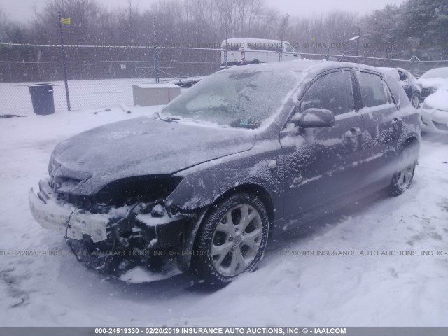 JM1BK344891215036 - 2009 MAZDA 3 S GRAY photo 2