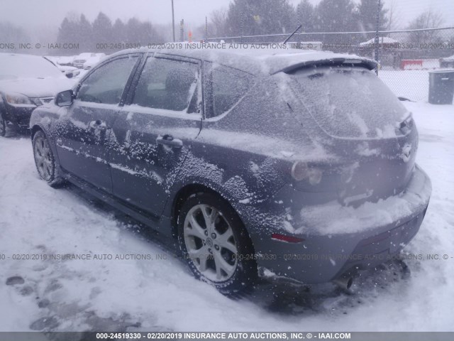 JM1BK344891215036 - 2009 MAZDA 3 S GRAY photo 3