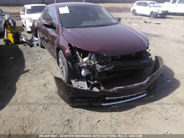 1HGCR2F53EA228806 - 2014 HONDA ACCORD SPORT RED photo 6