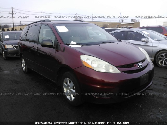 5TDZA23C26S560856 - 2006 TOYOTA SIENNA CE/LE RED photo 1