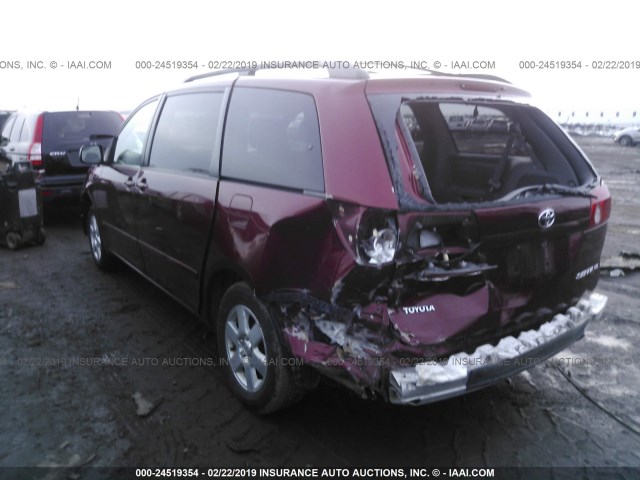 5TDZA23C26S560856 - 2006 TOYOTA SIENNA CE/LE RED photo 3