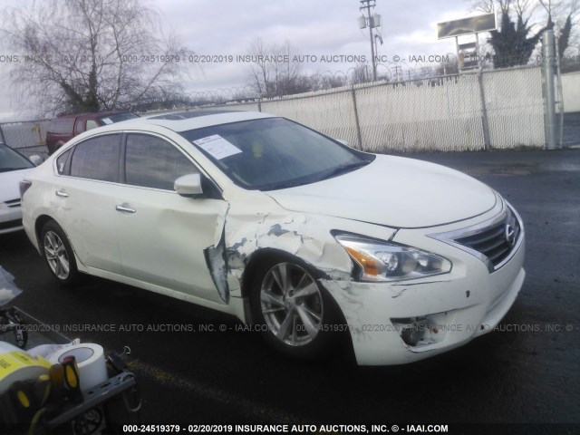 1N4AL3AP7EN208708 - 2014 NISSAN ALTIMA 2.5/S/SV/SL WHITE photo 1