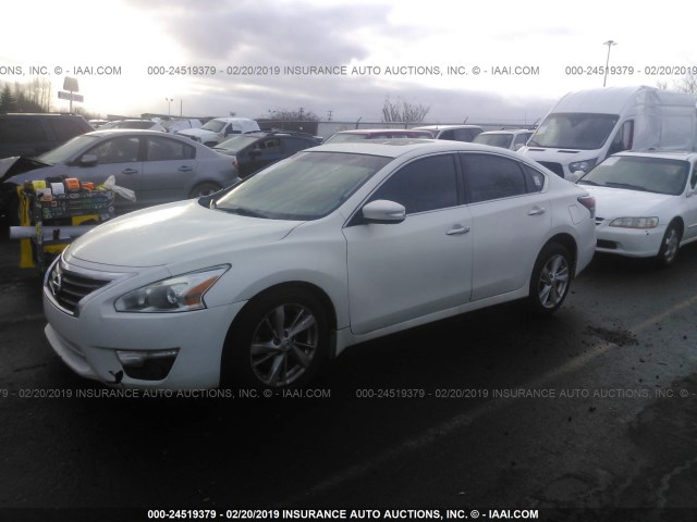 1N4AL3AP7EN208708 - 2014 NISSAN ALTIMA 2.5/S/SV/SL WHITE photo 2