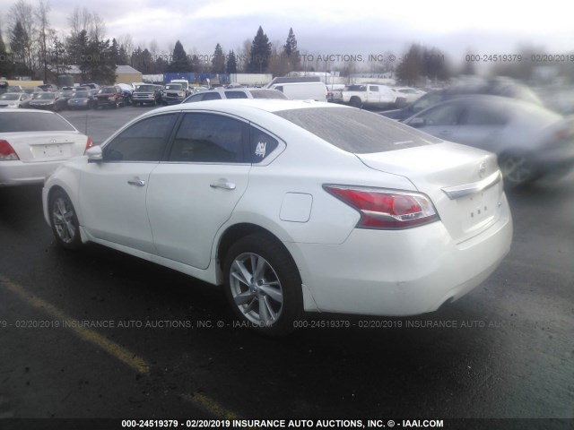 1N4AL3AP7EN208708 - 2014 NISSAN ALTIMA 2.5/S/SV/SL WHITE photo 3