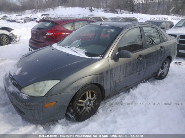 1FAFP34P42W345388 - 2002 FORD FOCUS SE/SE COMFORT Pewter photo 2