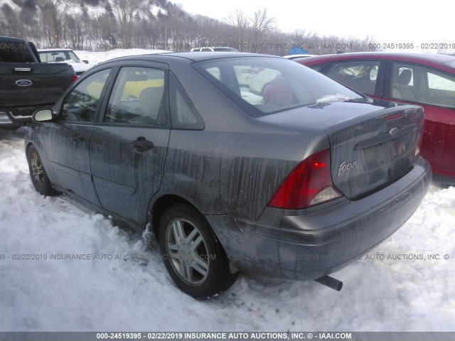 1FAFP34P42W345388 - 2002 FORD FOCUS SE/SE COMFORT Pewter photo 3