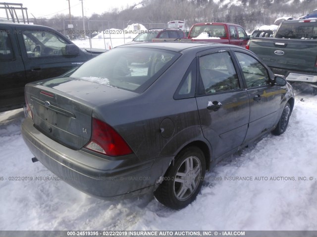 1FAFP34P42W345388 - 2002 FORD FOCUS SE/SE COMFORT Pewter photo 4