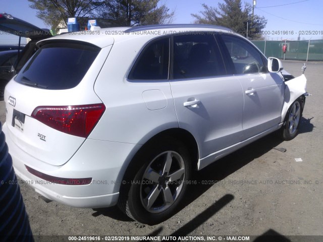 WA1LFAFP3CA042239 - 2012 AUDI Q5 PREMIUM PLUS WHITE photo 4