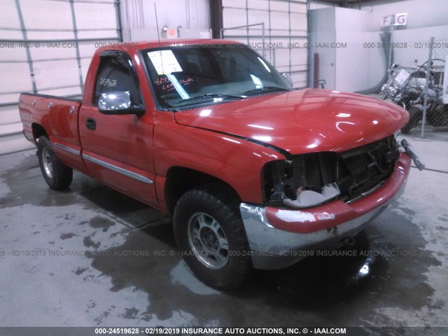 1GTEK14TXXE500738 - 1999 GMC NEW SIERRA K1500 RED photo 1