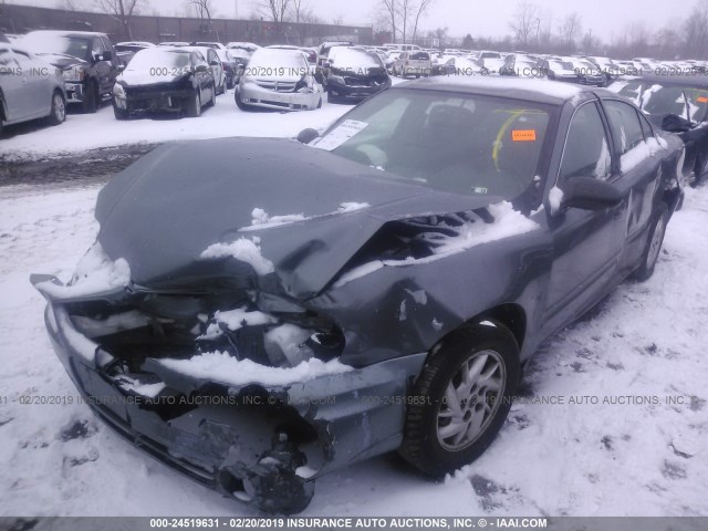 1G2NE52FX4C248304 - 2004 PONTIAC GRAND AM SE GRAY photo 2