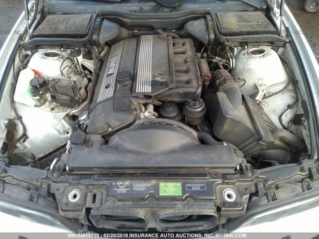 WBADM6344YGU16611 - 2000 BMW 528 I AUTOMATIC SILVER photo 10