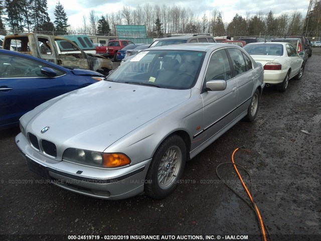 WBADM6344YGU16611 - 2000 BMW 528 I AUTOMATIC SILVER photo 2