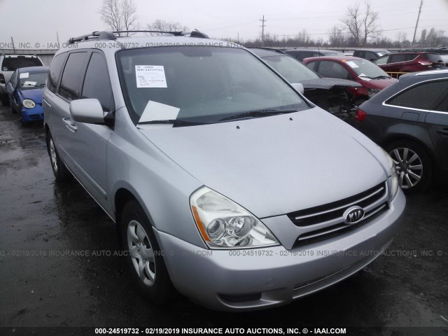 KNDMB233866073264 - 2006 KIA SEDONA EX/LX SILVER photo 6