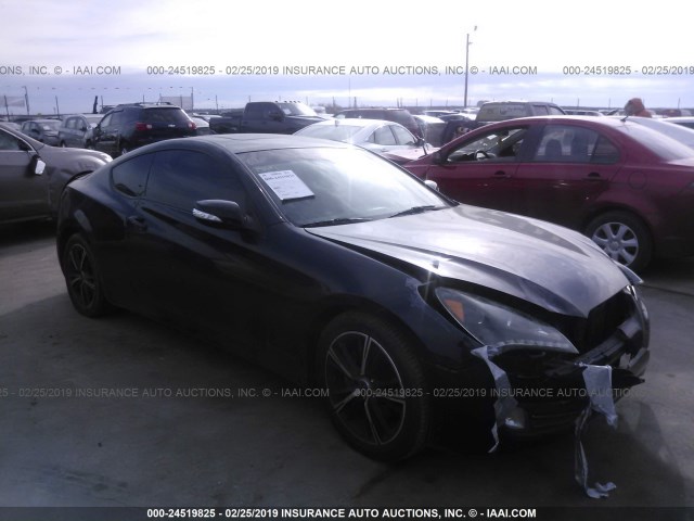 KMHHU6KH1BU065010 - 2011 HYUNDAI GENESIS COUPE 3.8L BLACK photo 1