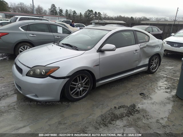 JTKDE167890280933 - 2009 TOYOTA SCION TC SILVER photo 2