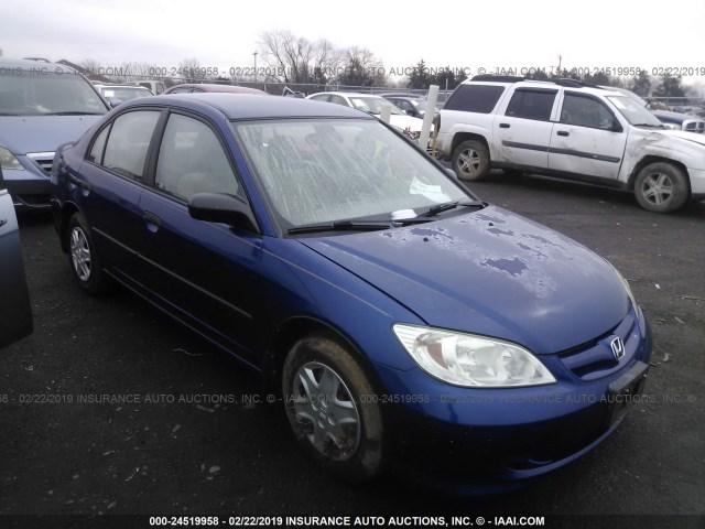 2HGES16314H589733 - 2004 HONDA CIVIC DX VP 蓝色 照片 1